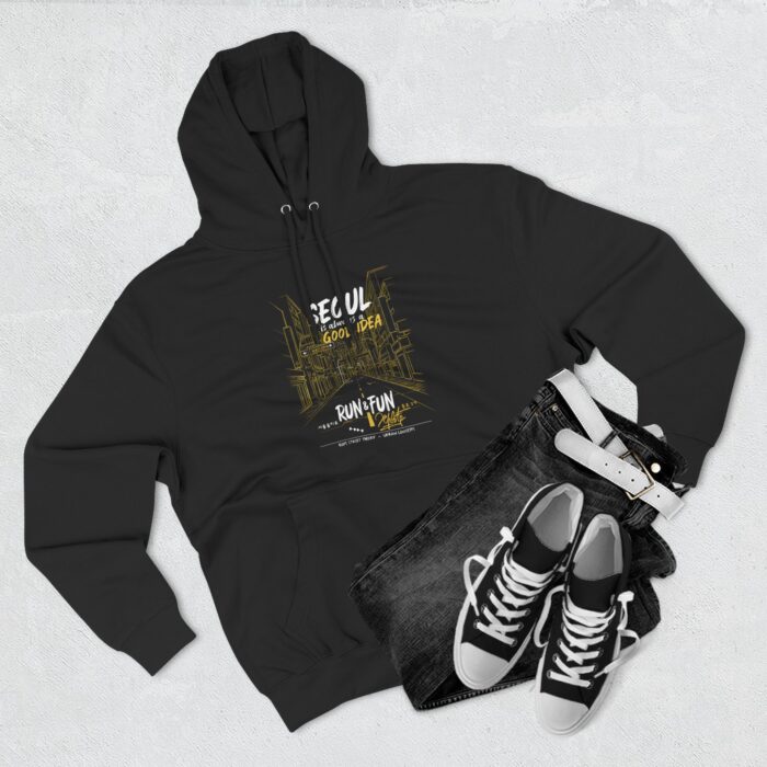 Seoul Good Idea Three-Panel Fleece Hoodie - Perfect for Urban Adventures - Image 3