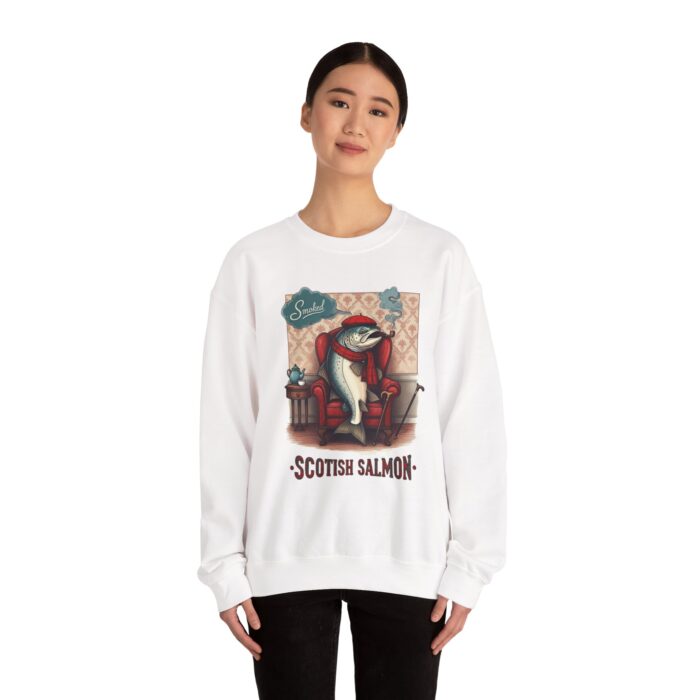 Scottish Salmon Unisex Heavy Blend™ Crewneck Sweatshirt - Image 4