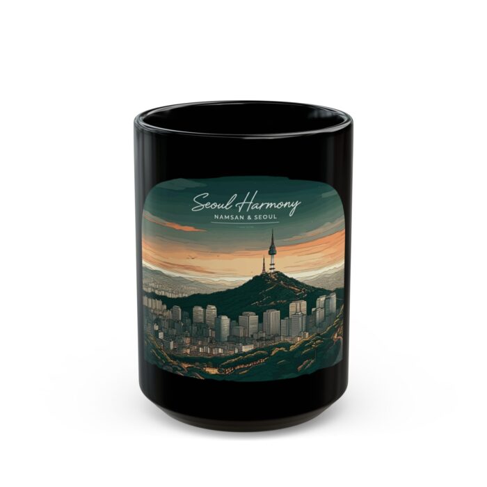 Seoul Harmony Black Mug (11oz, 15oz) - Image 5