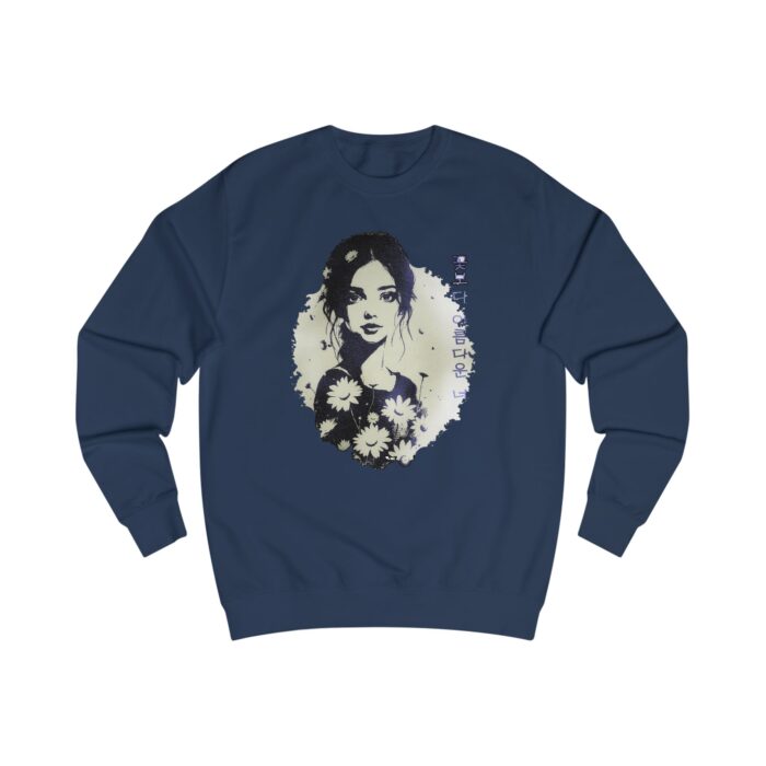 You, more beautiful than flowers for you Unisex Sweatshirt - Image 5
