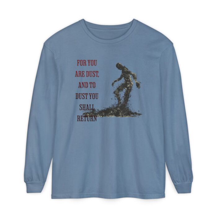 Return to soil Unisex Garment-dyed Long Sleeve T-Shirt - Image 33