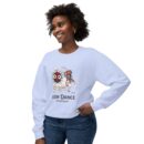 Korean traditional lion dance Unisex Lightweight Crewneck Sweatshirt
