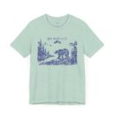 Adventure Awaits Bear Tee - Do Not Pet Graphic Unisex Jersey Short Sleeve T-Shirt