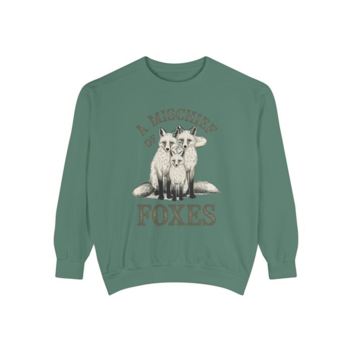 A mischief of Foxes Unisex Garment-Dyed Sweatshirt - Image 21