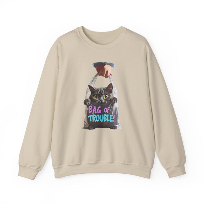 Bag of trouble Unisex Heavy Blend™ Crewneck Sweatshirt - Image 5