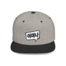 Oh my goodness Korean Language Flat Bill Snapback Hat - Trendy Street Style Cap