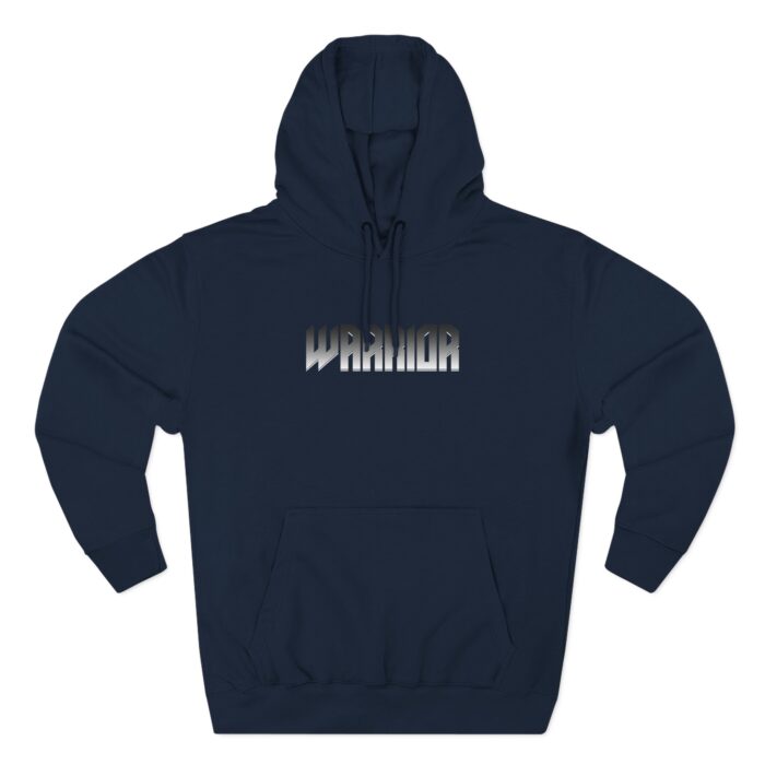 Full metal warrior Three-Panel Fleece Hoodie - Image 13