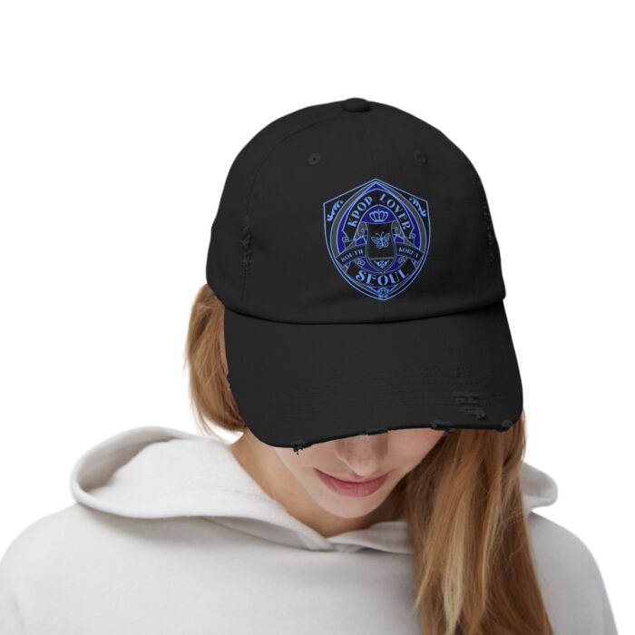 K-POP LOVER Unisex Distressed Cap - Image 4