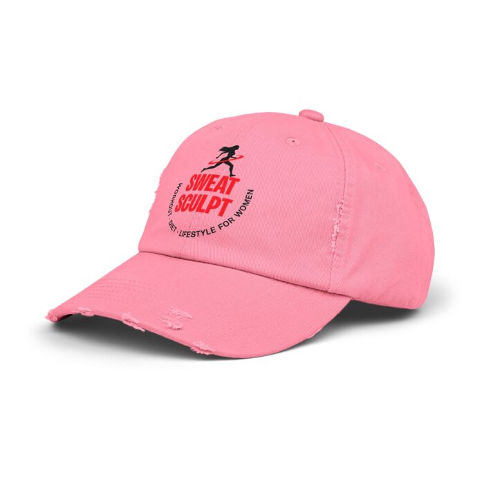 Sweat Sculpt Unisex Distressed Cap - Image 10