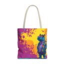 Stylish Hippo Tote Bag (AOP)