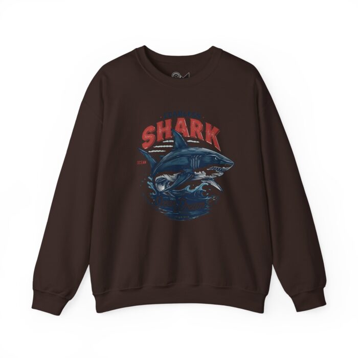 Fearless shark Unisex Heavy Blend™ Crewneck Sweatshirt - Image 9
