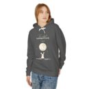 The rabbit looking at Earth from the moon Unisex Lightweight Hooded Sweatshirt