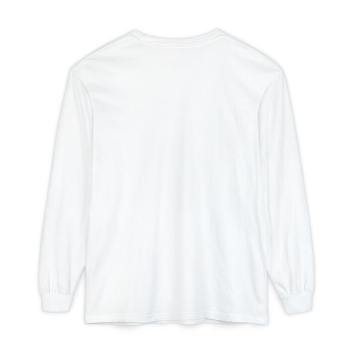 Something amazing is just around the corner! Unisex Garment-dyed Long Sleeve T-Shirt - Image 2