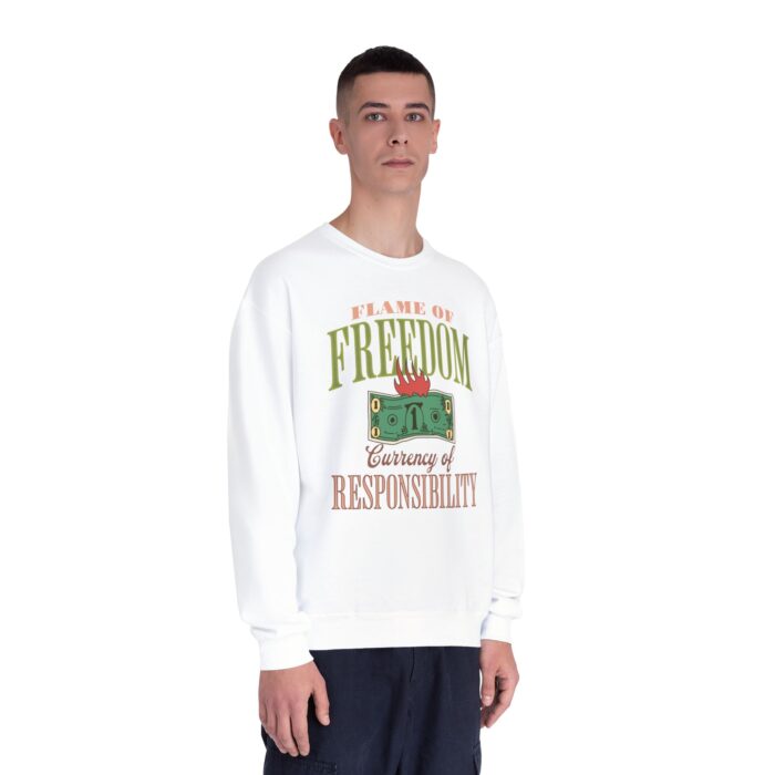 Currency of freedom Unisex NuBlend® Crewneck Sweatshirt - Image 3
