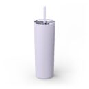 London Glitter Skinny Tumbler with Straw, 20oz