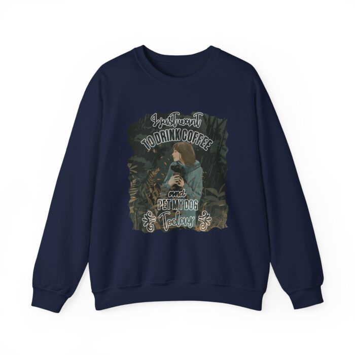 Pet my dog today Unisex Heavy Blend™ Crewneck Sweatshirt - Image 13