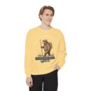 Rugged threads for ruff roads Unisex Garment-Dyed Sweatshirt