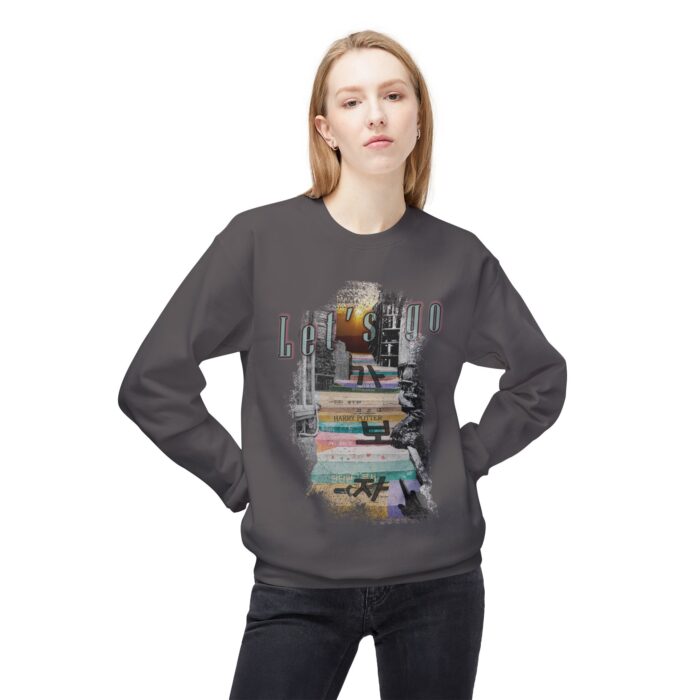 Let's go Unisex Midweight Softstyle Fleece Crewneck Sweatshirt - Image 7