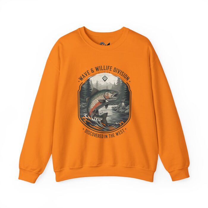 Discovered in the west Unisex Heavy Blend™ Crewneck Sweatshirt - Image 13