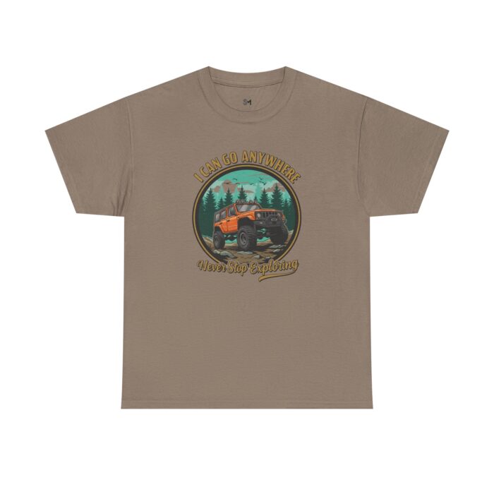 I can go anywhere Unisex Heavy Cotton Tee - Image 5