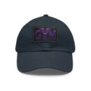 GYM Hat with Leather Patch (Rectangle)