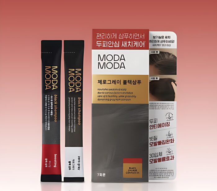 Modamoda Zero Gray Black Shampoo Planning Set 6ml*7sticks
