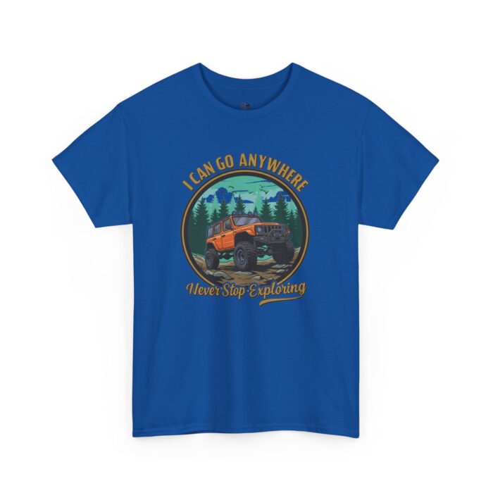 I can go anywhere Unisex Heavy Cotton Tee - Image 35