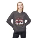 Frosty friends forever  Unisex Midweight Softstyle Fleece Crewneck Sweatshirt