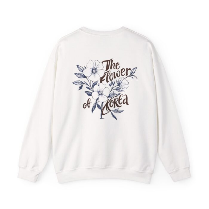The Flower of Korea Comfort Crewneck Sweatshirt - The Flower of Korea Design - Image 2