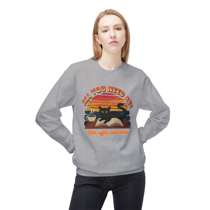 All you need are Unisex Midweight Softstyle Fleece Crewneck Sweatshirt - Image 15
