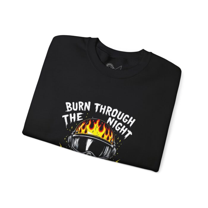 Burn through the night Unisex Heavy Blend™ Crewneck Sweatshirt - Image 3