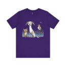 Paws purrs and feathers Unisex Jersey Short Sleeve Tee