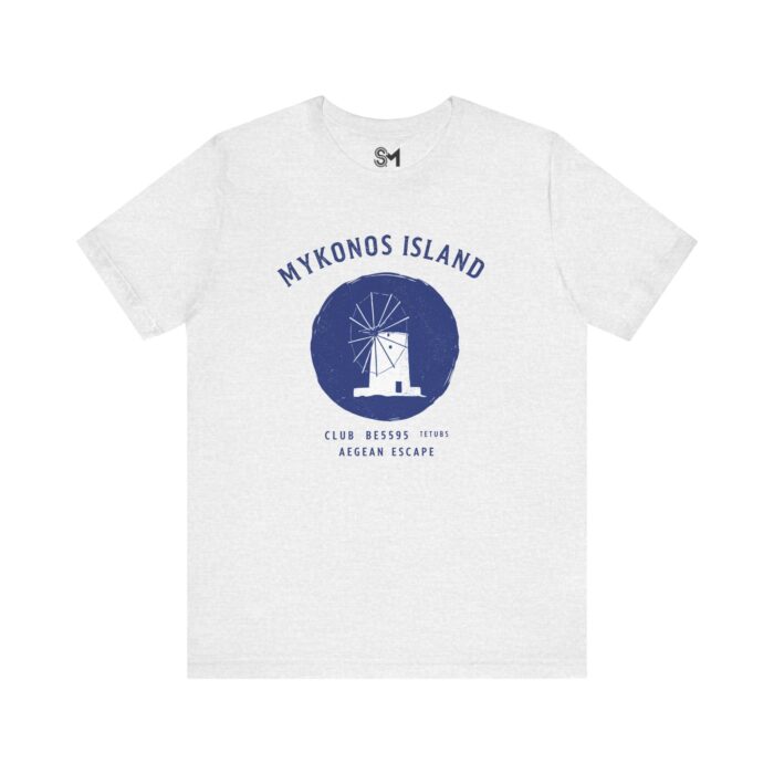 Mykonos Island Unisex Jersey Short Sleeve Tee - Image 5