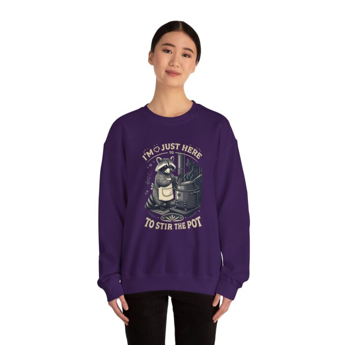 I am just here Unisex Heavy Blend™ Crewneck Sweatshirt - Image 36