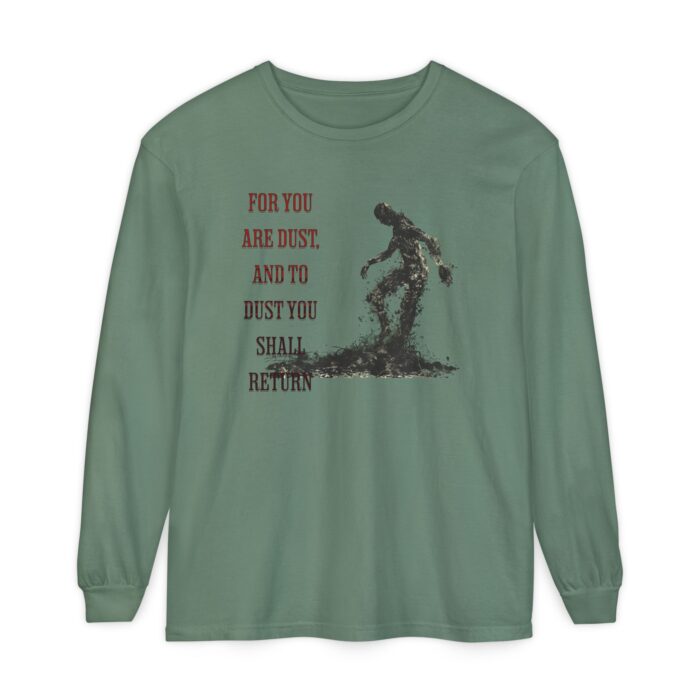 Return to soil Unisex Garment-dyed Long Sleeve T-Shirt - Image 29