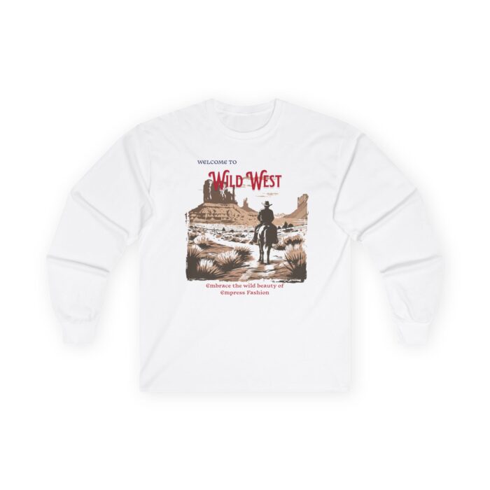 "meta_description": "Embrace eco-friendly comfort with the unisex fashion Wild West Ultra Cotton Tee.",