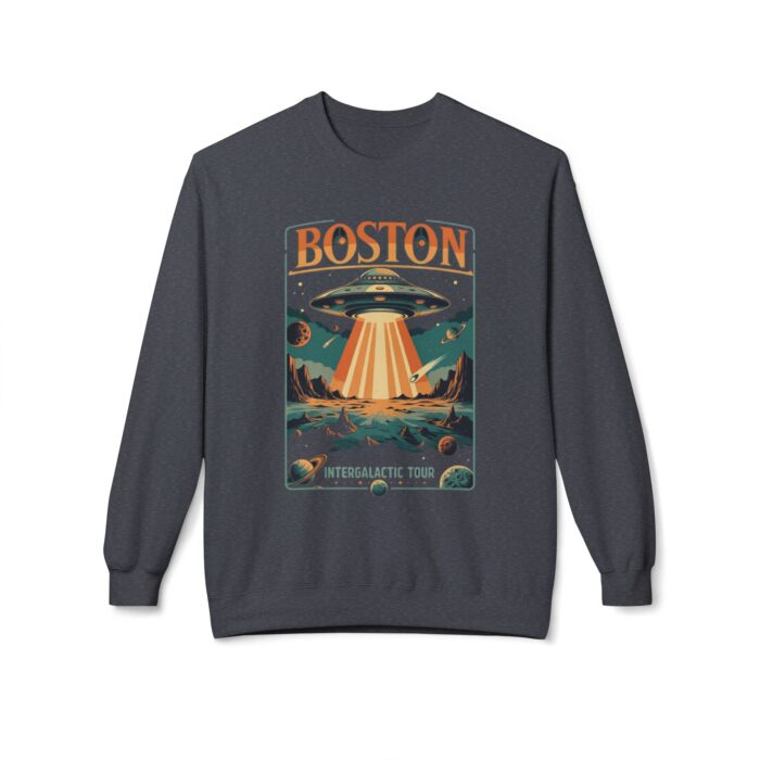 Boston Unisex Midweight Softstyle Fleece Crewneck Sweatshirt - Image 9