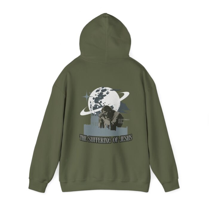 The suffering of Jesus Unisex Heavy Blend™ Hooded Sweatshirt - Image 7