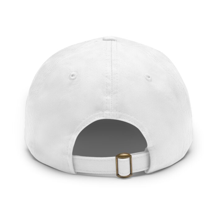 Made in South Korea Hat with Leather Patch (Round) - Image 3