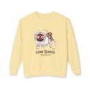 Korean traditional lion dance Unisex Lightweight Crewneck Sweatshirt
