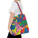 The hillside village in Korea Tote Bag (AOP)