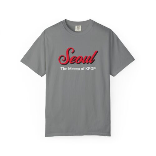 "meta_description": "Discover the Seoul K-Pop T-Shirt, a stylish, garment-dyed essential made from soft, durable cotton.",