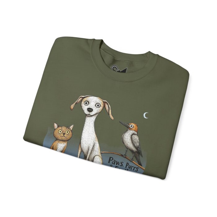 Paws, Purrs & Feathers Unisex Heavy Blend™ Crewneck Sweatshirt - Image 19