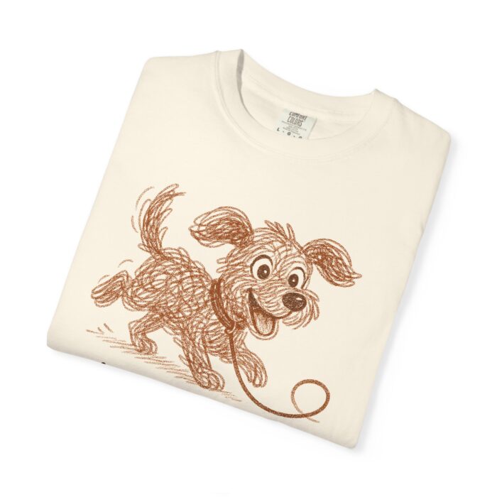 Loyal Dog Sketch Unisex T-Shirt - Fun Pet Lover Tee - Image 7