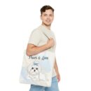 Paws & Love Dog Tote Bag - Cute Pet Lover's Carryall
