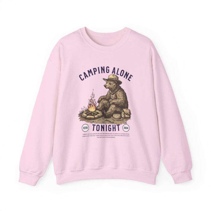 Camping alone Unisex Heavy Blend™ Crewneck Sweatshirt - Image 17