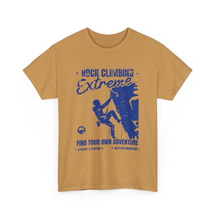 Extreme Rock Climbing Adventure Tee - Unisex Heavy Cotton Shirt - Image 11