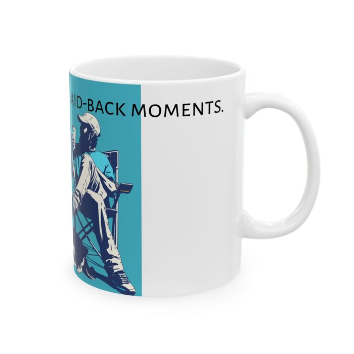 Friends, caffeine, and laid-back moments. Ceramic Mug, (11oz, 15oz) - Image 4