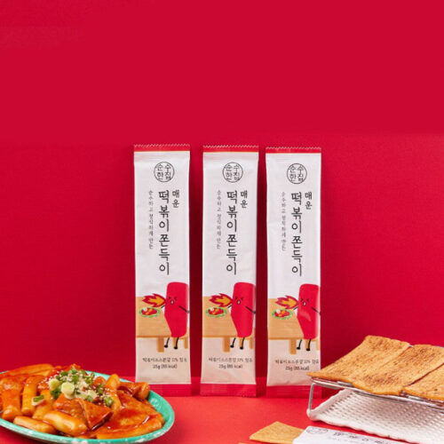 순수한집 Spicy Tteokbokki Jjondegi(쫀득이) 15g*25pack 375g