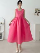 Minhanbok Women's Living Hanbok No.56 Brisa Women's One-Piece Improved Fusion Waist Skirt Dress